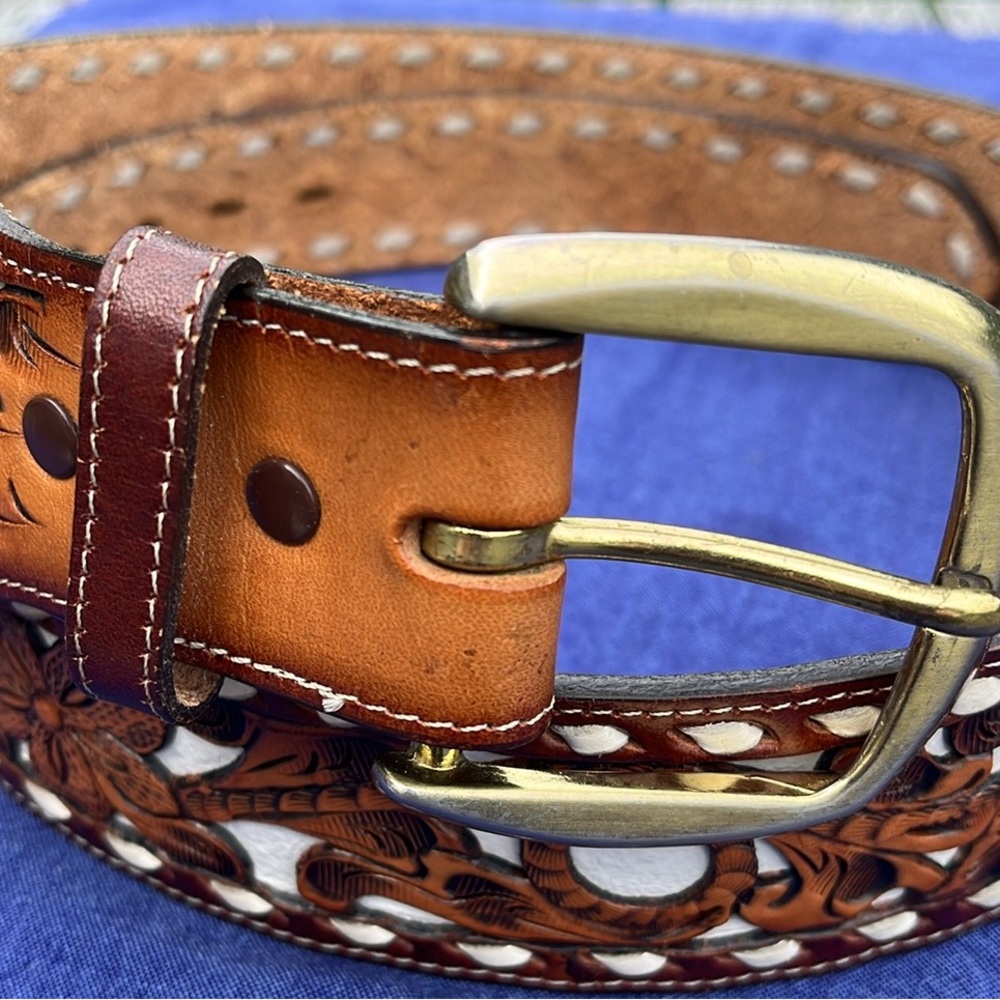 Vintage Tony Lama western belt